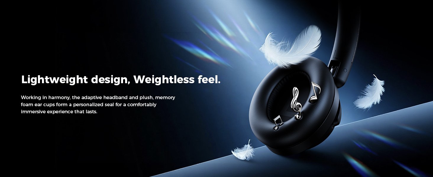 Hybrid Active Noise Cancelling Over-Ear Bluetooth Headpho 604