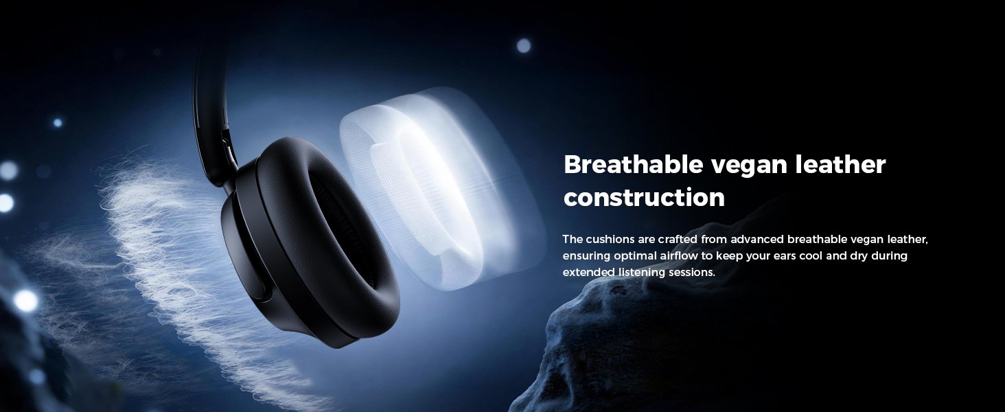 Hybrid Active Noise Cancelling Over-Ear Bluetooth Headpho 603