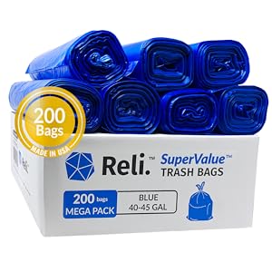 Reliable SuperValue Gallon Recycling Bags - Blue Tra 576