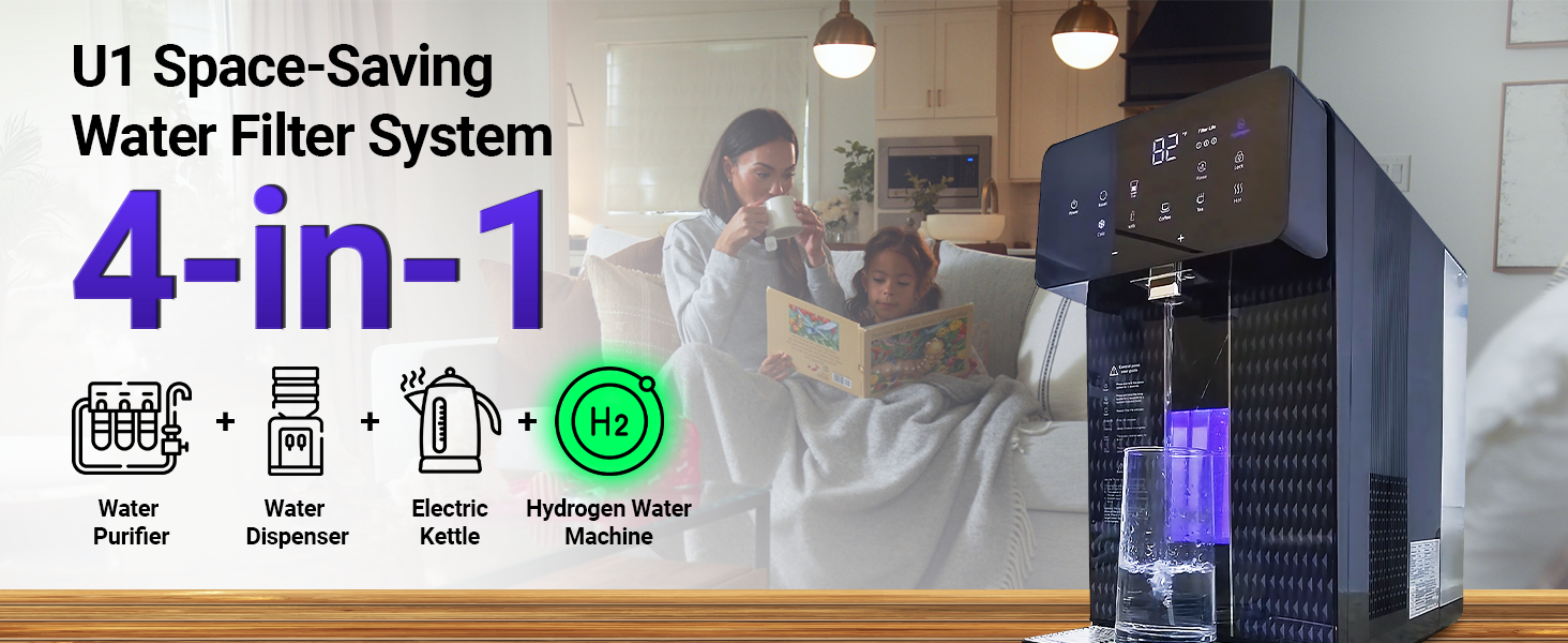 RKIN Cold Countertop Reverse Osmosis Water Filter System - 5-Stage R 520