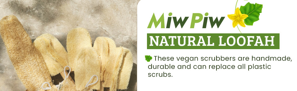 Natural Loofah Dish Sponge Pack Biodegradable 513