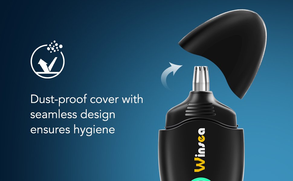 Rechargeable Waterproof Nose Hair Trimmer for Women - Por 593