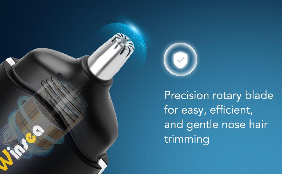 Rechargeable Waterproof Nose Hair Trimmer for Women - Por 594