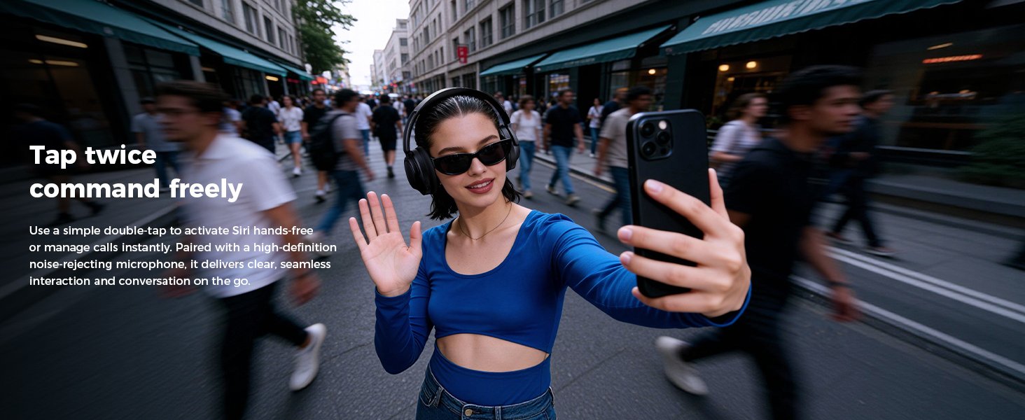 Hybrid Active Noise Cancelling Over-Ear Bluetooth Headpho 600