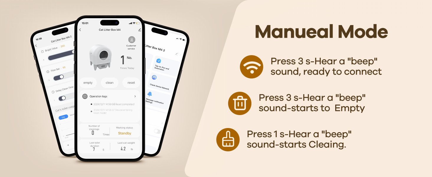 Automatic Self-Cleaning Cat Litter Box for Multiple Cats 549