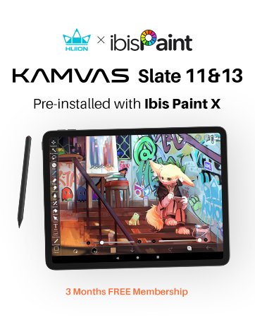 HUION Kamvas Plus Graphics Tablet with Full Lamination an 502