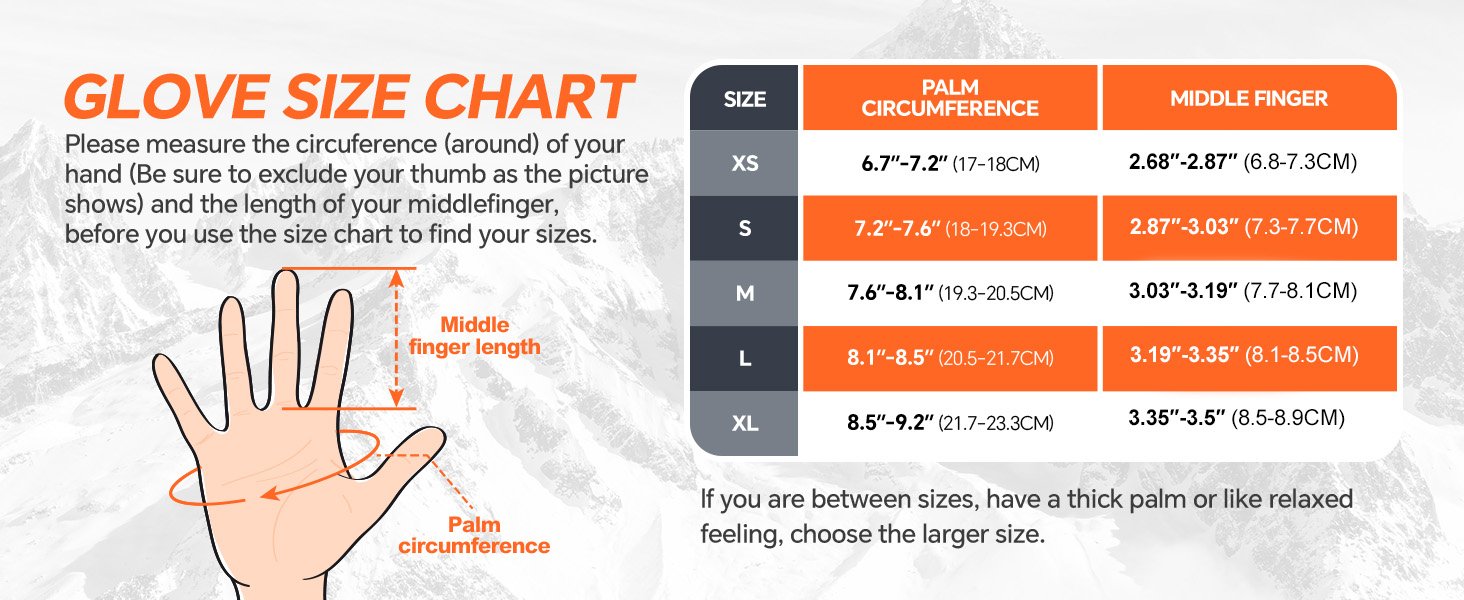 Wter Gloves Waterproof Wdproof Mens Women Thermal 480