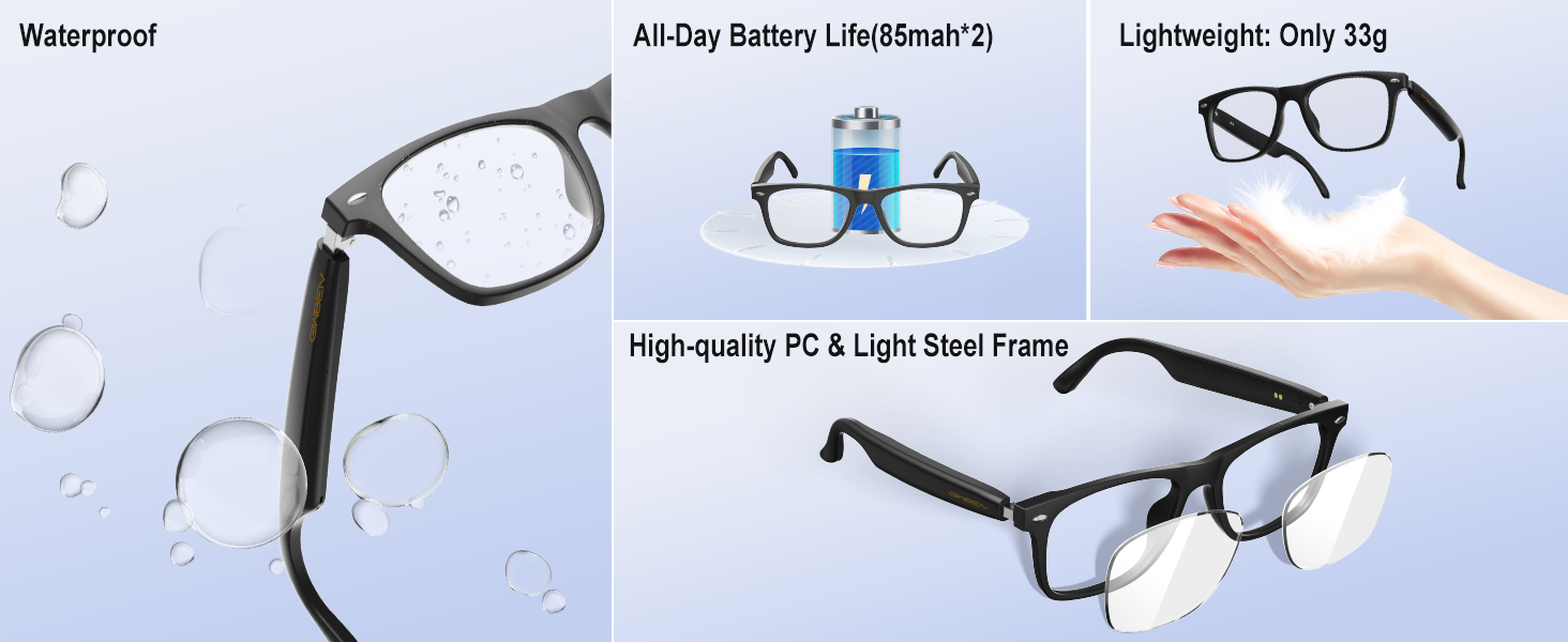 Smart Glasses Women Chat , Bluetooth Transla 419