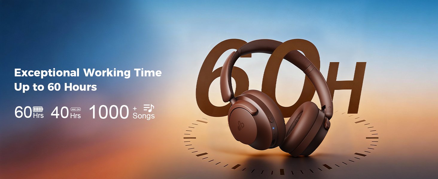 Hybrid Active Noise Cancelling Headphones - Over-Ear 494