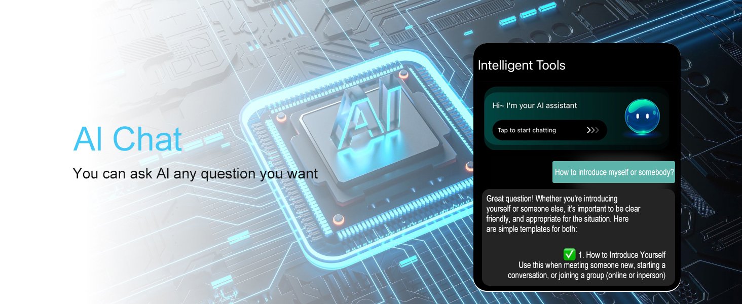 Smart Glasses Women Chat , Bluetooth Transla 413