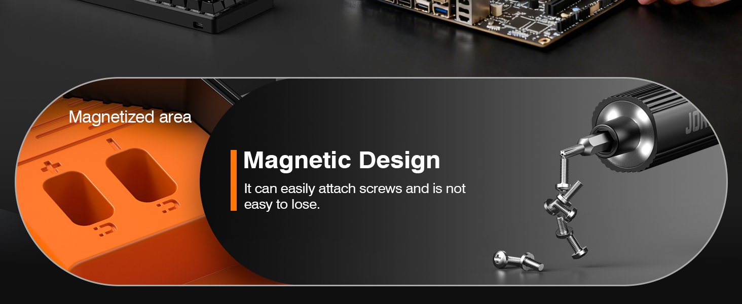 JOREST Screwdriver Cordless, Precision Power Screw 556