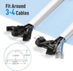 GPTEK Wall Cord Hider Inch Selfdhesive Wire Cover - Image 2