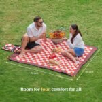 Cozy Club Waterproof Picnic Blanket – Foldab - Image 2