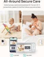 .Care LumiView Plus Smart WiFi Baby Monitor ." 1080P Split - Image 2