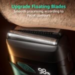Emerald Green Foil Shaver - IPX7 Waterproof Cordless Face - Image 2