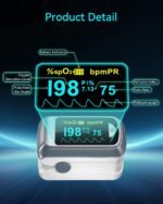 Fgertip Pulse Oximeter Blood Oxygen Saturati - Image 2