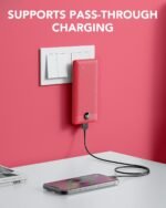 Portable Charger Built Cables Wall Plug, VRURC Power Bank - Image 2