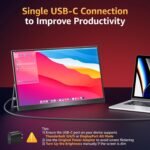 Portable Monitor sRGB 100Hz HDMI USBC Travel - Image 2