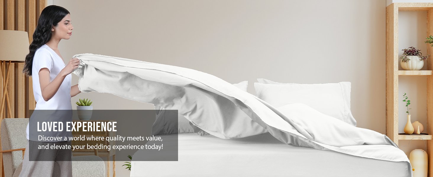 Utopia Bedding Sheet Set - Soft Microfiber Fitted and Flat Sheets wi 584