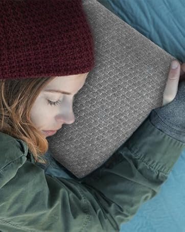 Ivellow Memory Foam Travel Pillow Compressible Cam 413