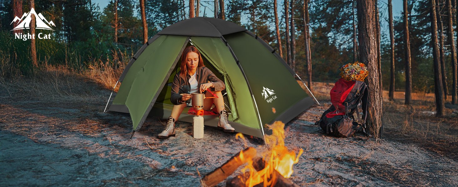 Night packg Tent Persons Lightweight Waterpr 474