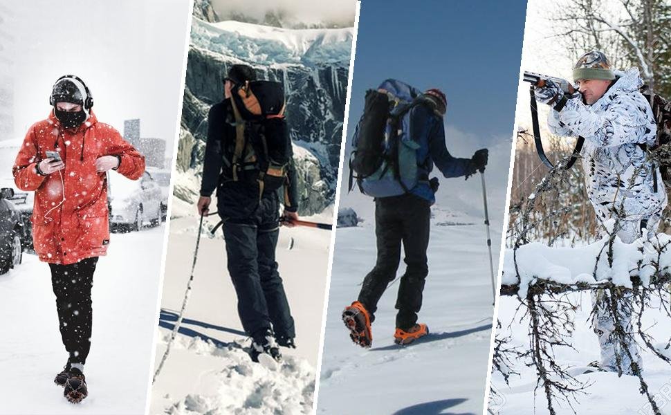 Crampons Shoes Traction Cleats Snow Grips Stale 521