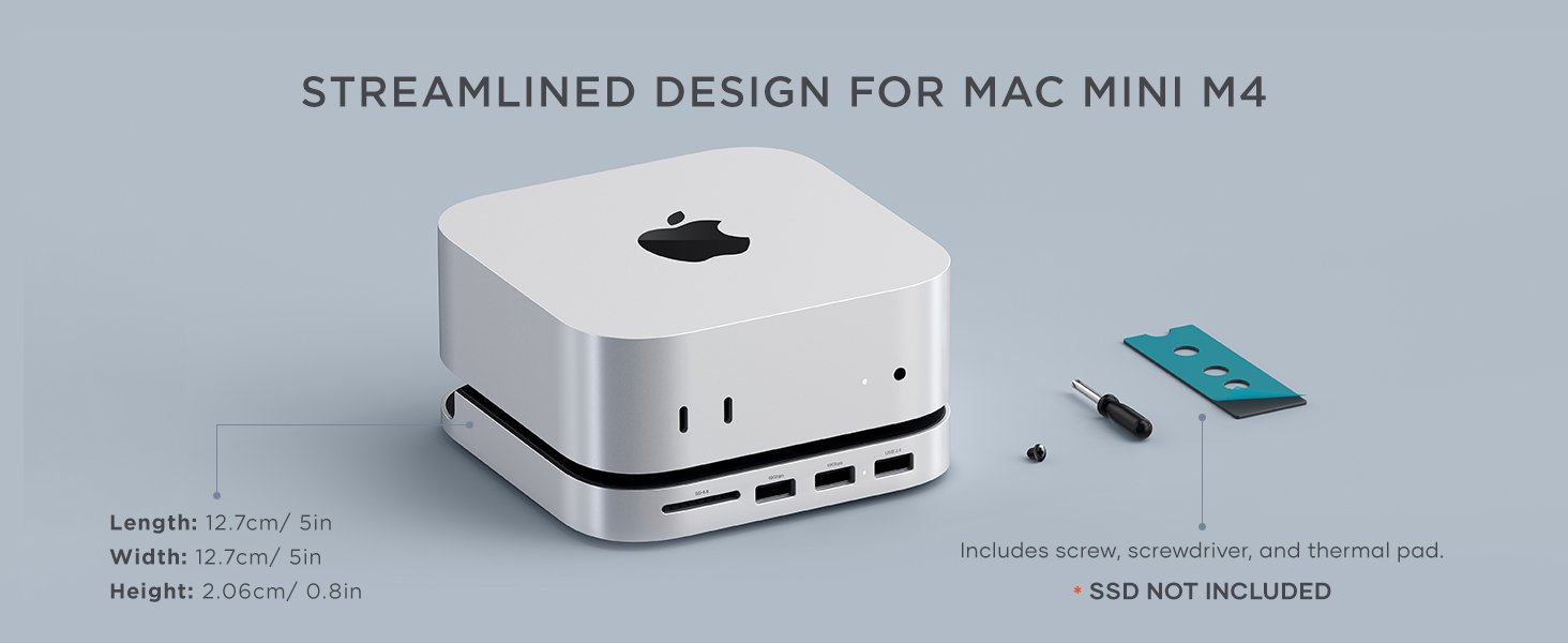 Satechi NVMe Enclosure, Dock 2xUSB 10Gbps 402