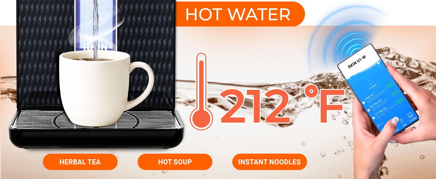 RKIN Cold Countertop Reverse Osmosis Water Filter System - 5-Stage R 524