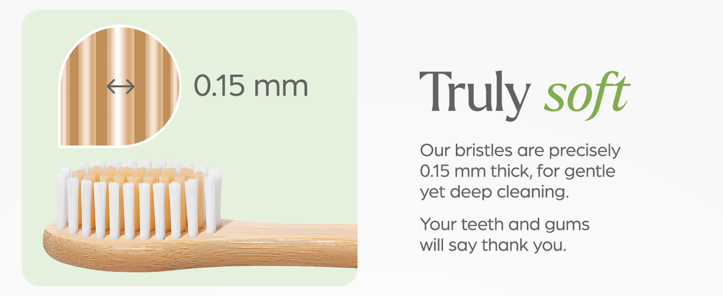 Eco-Friendly Bamboo Toothbrush Pack - Soft Bristle Natural Wooden To 553