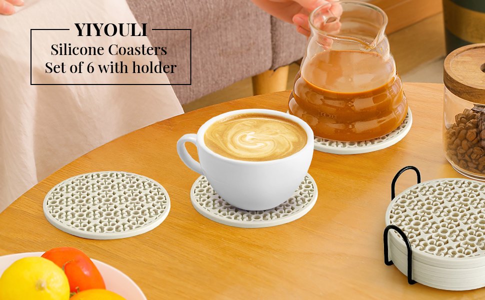 Silicone Coasters , Coasters Holder,bsorbent Coast 498