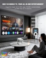 【 Official Licensed Google 】 Smart Projector WiFi Bluetoot - Image 2